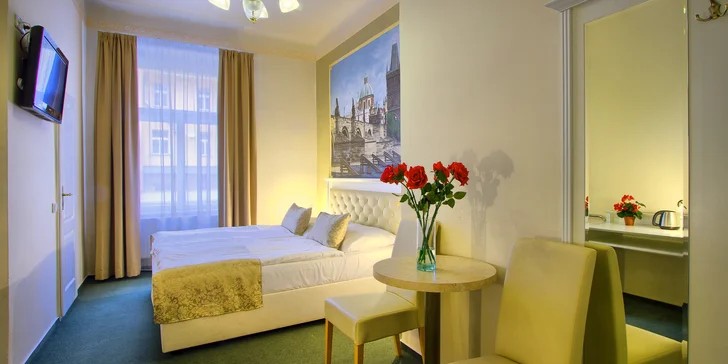 Pobyt se snídaní pro dva ve 4* hotelu v centru Prahy