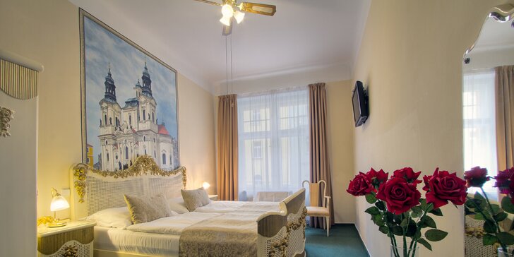 Pobyt se snídaní pro dva ve 4* hotelu v centru Prahy: termíny do června 2022