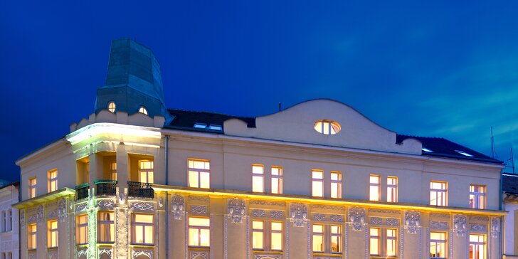 Romantika v Praze: secesní hotel v rezidenční části Žižkova se snídaní
