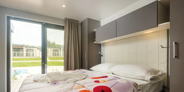 Dovolená v Poreči: 5* kemp s bazény, mobilní domky nebo glamping až pro 6 osob, 800 m od pláže