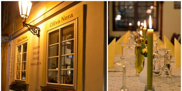 Americký humr pro dva v restauraci Oliva Nera