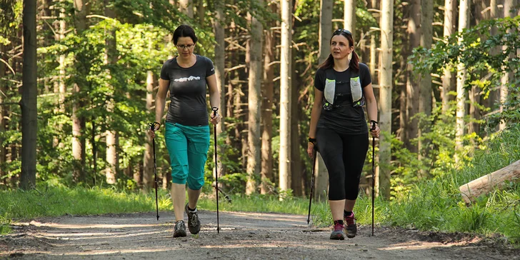 Základní skupinový kurz severské chůze Nordic Walking pro 1 osobu