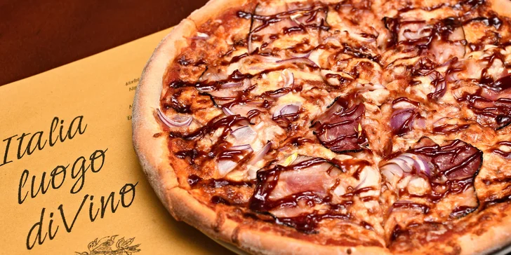 1 či 2 pizzy v italské rodinné restauraci: průměr 33 cm, výběr z 17 druhů