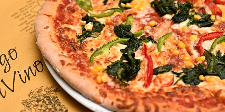 1 či 2 pizzy v italské rodinné restauraci: průměr 33 cm, výběr z 17 druhů