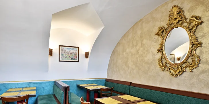 1 či 2 hlavní chody dle výběru z italské rodinné restaurace: salát, těstoviny, pizza i noky a risotta