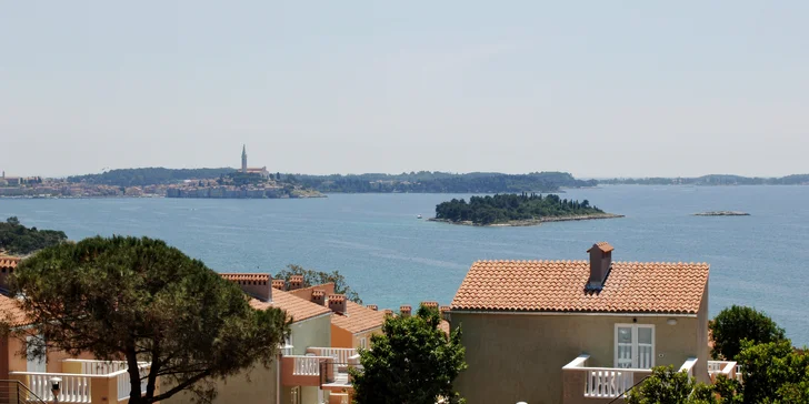 4* dovolená v Rovinji: apartmány pro 1–6 osob v resortu přímo u moře a neomezený wellness