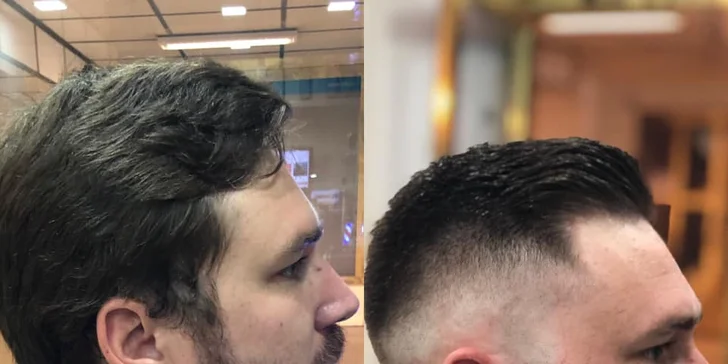 Barber balíčky pro muže kousek od Václaváku – střih, holení i korekce šedin