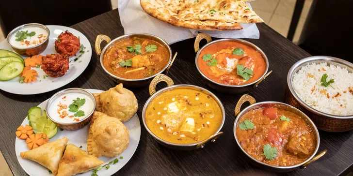 Otevřené vouchery na cokoli z nabídky v indické restauraci Shahi Indian