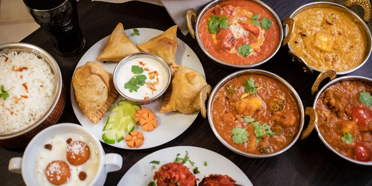 Otevřené vouchery na cokoli z nabídky v indické restauraci Shahi Indian