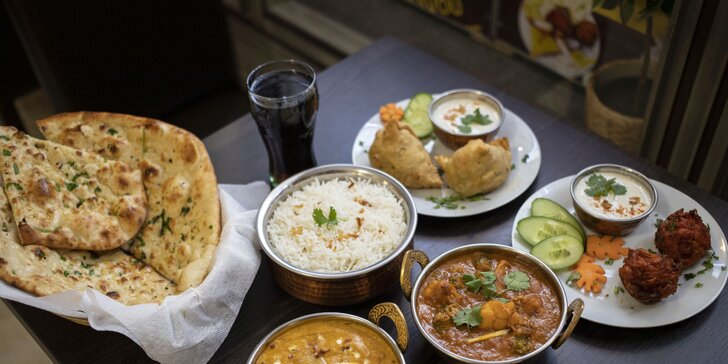 Otevřené vouchery na cokoli z nabídky v indické restauraci Shahi Indian
