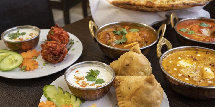 Otevřené vouchery na cokoli z nabídky v indické restauraci Shahi Indian