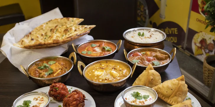 Otevřené vouchery na cokoli z nabídky v indické restauraci Shahi Indian