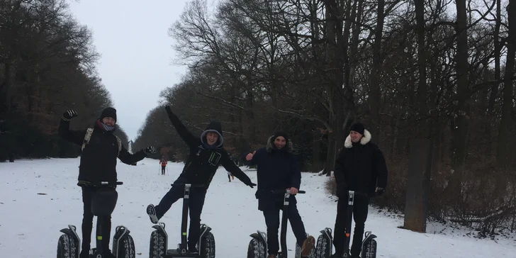 Celoroční projížďka Prahou na vozítku Offroad Segway: 30, 60 či 90 minut s průvodcem