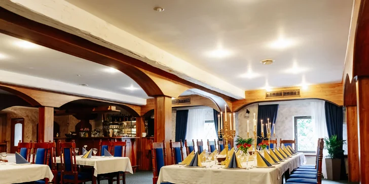 Degustační menu pro dva: 3 lahodné chody dle výběru, ke každému jiné víno z aktuálního lístku