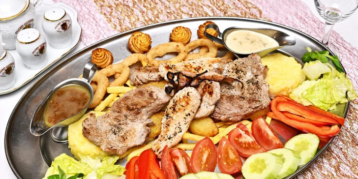 Rudolfovo fresh plato pro dva jedlíky v Golemově restaurantu