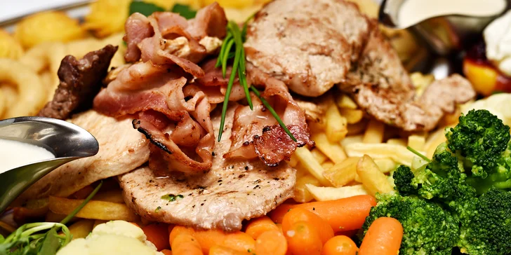 Rudolfovo fresh plato pro dva jedlíky v Golemově restaurantu