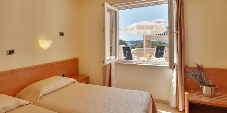 4* dovolená v Rovinji: apartmány pro 1–6 osob v resortu přímo u moře a neomezený wellness