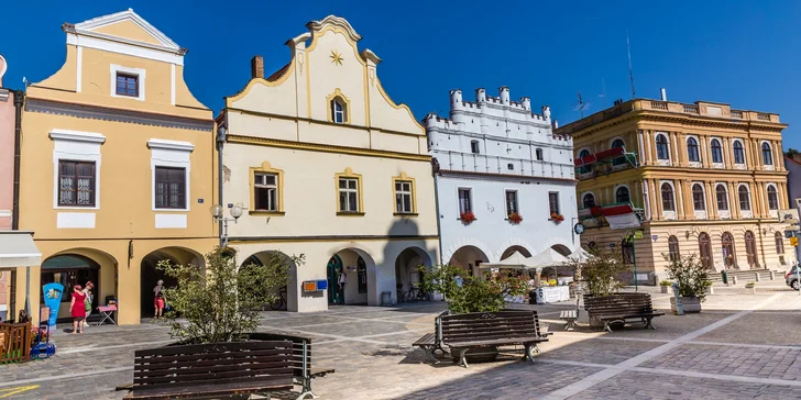 Pobyt v renesančním hotelu v srdci Třeboně se snídaní i polopenzí a saunou