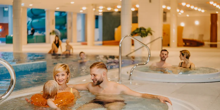 Vstup do aquaparku, spa hýčkání i dvouchodové menu v 5* hotelu v polské Visle