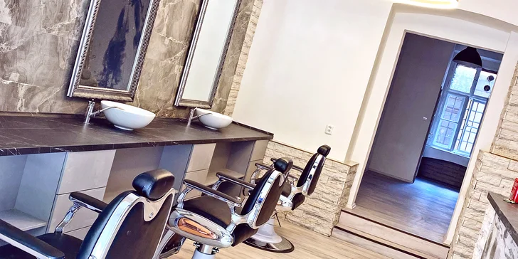 Syndicate barber na Vinohradech: balíček kompletní péče