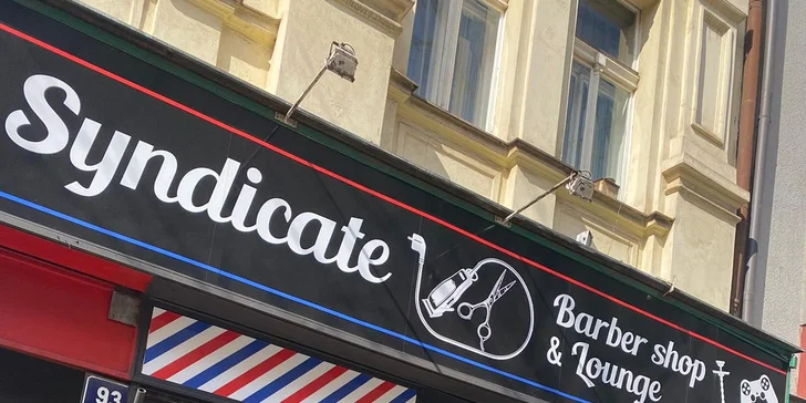 Syndicate barber na Vinohradech: balíček kompletní péče