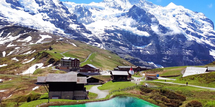 Pětidenní poznávací zájezd busem do Švýcarska: Bernské Alpy, přespání v hotelu, snídaně