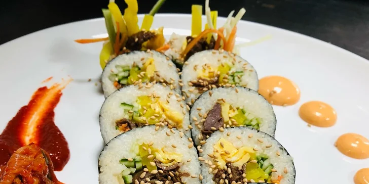 500 či 1 000 Kč na cokoliv v restauraci 2Kyo: sushi, saláty, asijské dobroty i nápoje