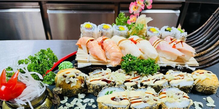 500 či 1 000 Kč na cokoliv v restauraci 2Kyo: sushi, saláty, asijské dobroty i nápoje