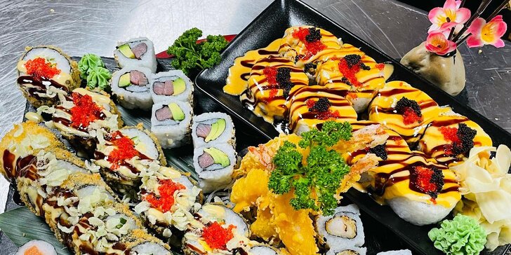 500 či 1 000 Kč na cokoliv v restauraci 2Kyo: sushi, saláty, asijské dobroty i nápoje