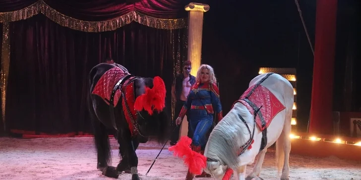 Cirkus plný superhrdinů: vstupenky na akční cirkusový program pro děti i dospělé