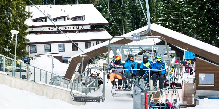 Dovolená se snídaní přímo v areálu Ski&bike Špičák