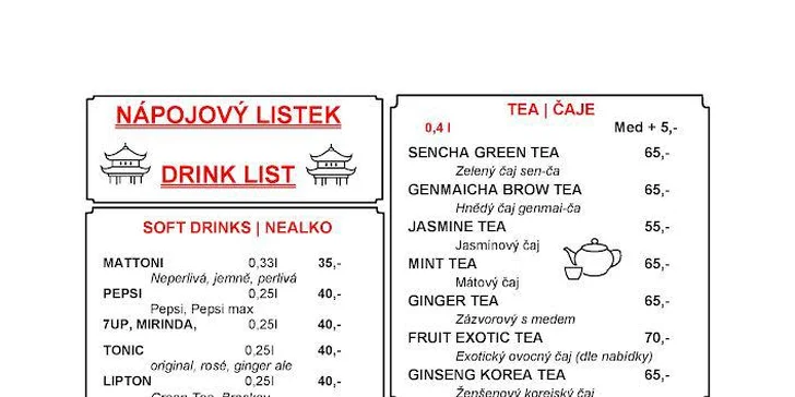 500 či 1 000 Kč na cokoliv v restauraci 2Kyo: sushi, saláty, asijské dobroty i nápoje