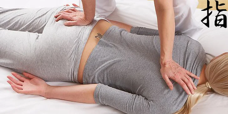 Shiatsu vysoce účinná japonská léčebná masážní terapie 60 nebo 90 minut