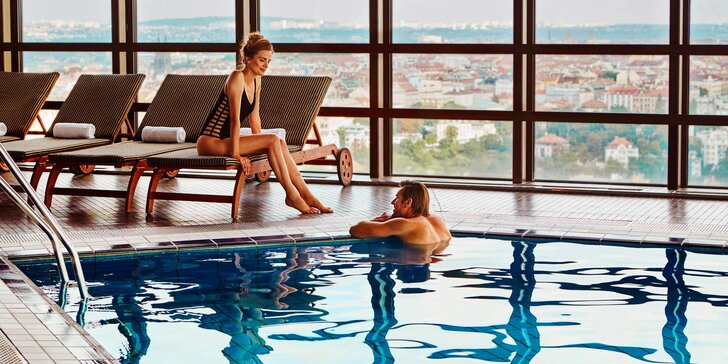Den a noc v luxusu: wellness pobyt v pražském hotelu Corinthia *****