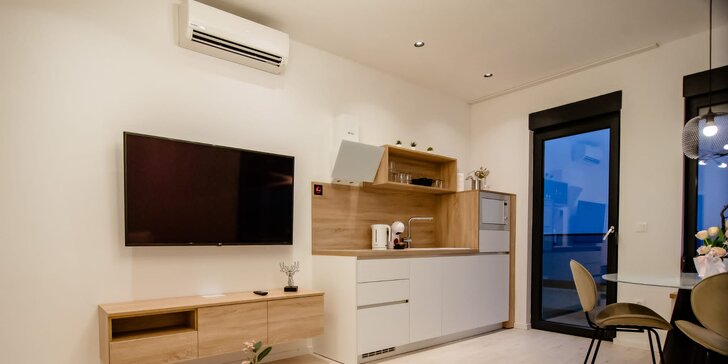 Skvělý odpočinek na Makarské riviéře: ubytování v apartmánu 900 m od pláže, sauna