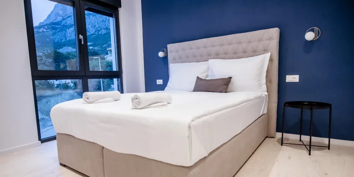 Skvělý odpočinek na Makarské riviéře: ubytování v apartmánu 900 m od pláže, sauna