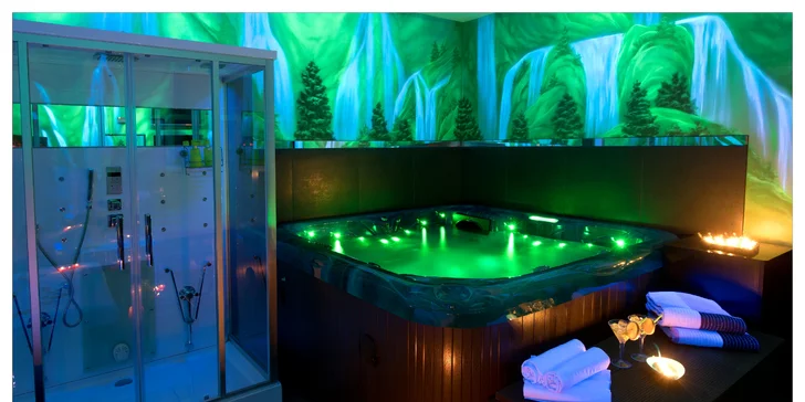 Relaxujte ve dvou v oáze klidu a soukromí Wellness Ďáblice