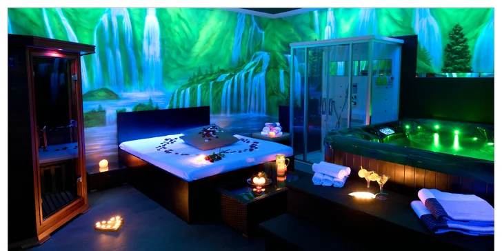 Relaxujte ve dvou v oáze klidu a soukromí Wellness Ďáblice