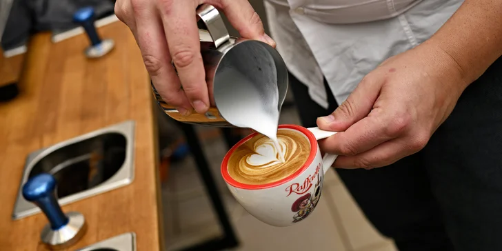 Naučte se připravovat tu nejlepší kávu: baristický kurz či latte art, 1 nebo 2denní kurz