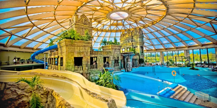 Relax v Budapešti: 4*S hotel, polopenze, obří aquapark a wellness neomezeně, 2 děti až do 13,9 let zdarma