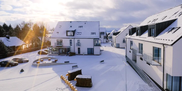 Krásné apartmány v Tatrách kousek od Tatralandie: jídlo i wellness v ceně, možnost pivní lázně