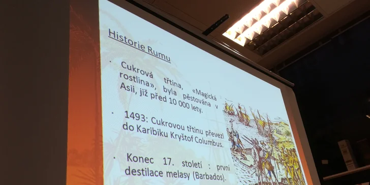 Řízená degustace prémiových rumů a čokolád pro 1 nebo 2 osoby