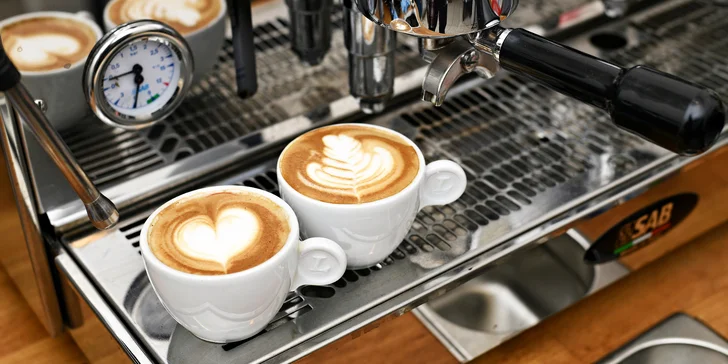 Naučte se připravovat tu nejlepší kávu: baristický kurz či latte art, 1 nebo 2denní kurz
