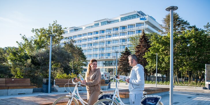 Ozdravný pobyt na Baltu: hotel přímo u pláže, polopenze i vstup do wellness a procedury každý den