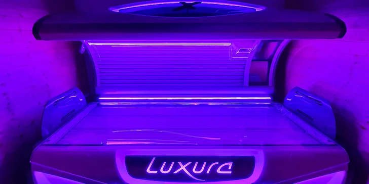 Vstupy do špičkového solária Luxura X7 nebo X10: na výběr 6 až 12 minut