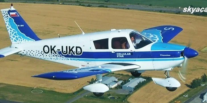 Pilotem na zkoušku nebo soukromý vyhlídkový let pro 2 osoby