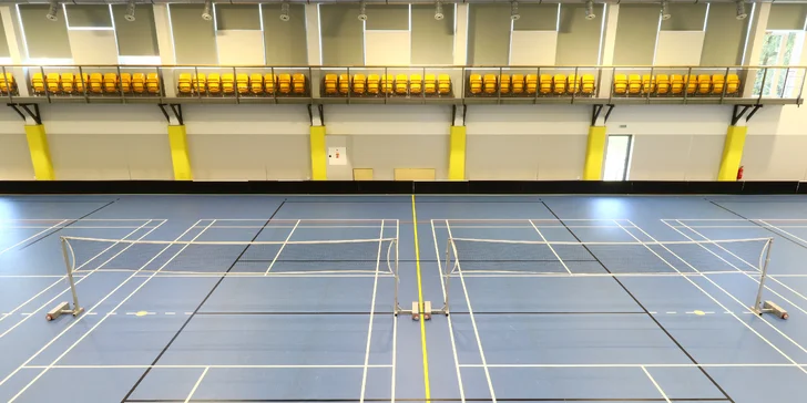 Badminton a privátní wellnes: až 3 hodiny sportu i sladkého odpočinku