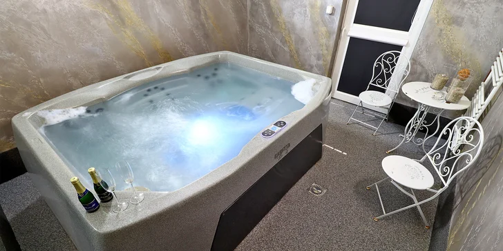 Až 180 minut v privátním wellness: Vířivka, sauna nebo i solná jeskyně pro dva