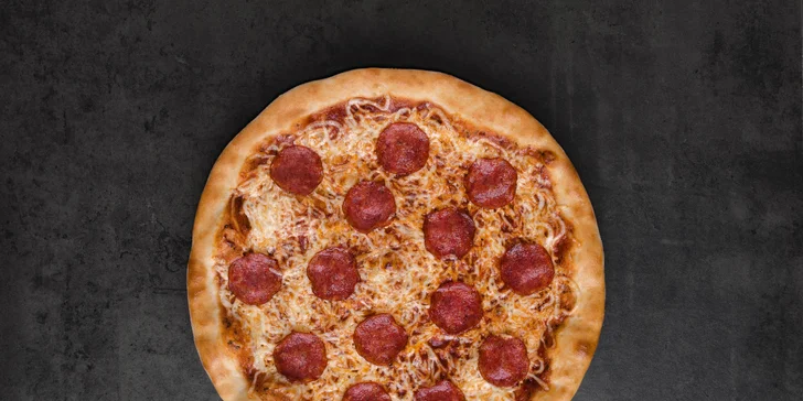 Jedna či dvě pizzy s rozvozem po Chrastavě a okolí: Salami, Hawaii, Diavol i další druhy