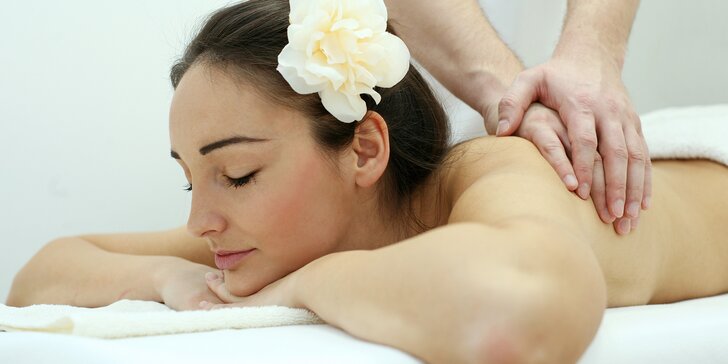 Hodinový odpočinek: relaxační olejová masáž dle vlastního výběru